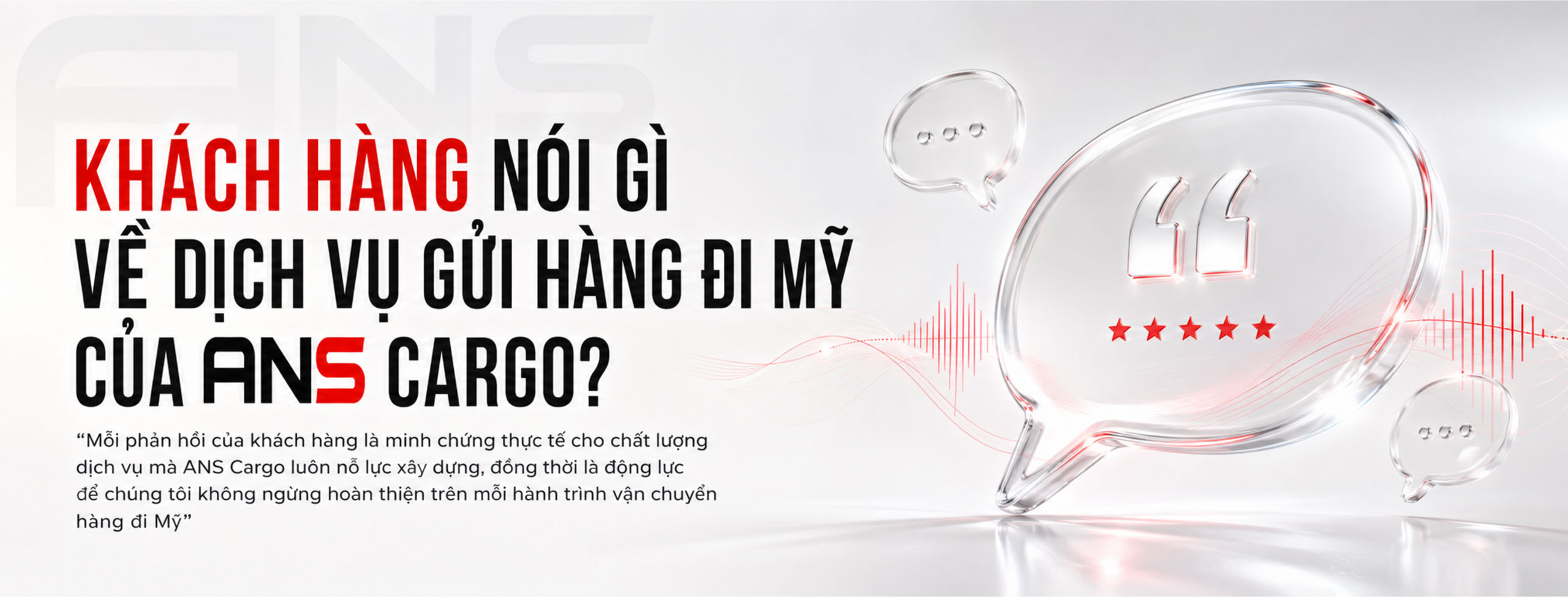 Khách hàng nói gì về dịch vụ gửi hàng đi Mỹ của ANS Cargo