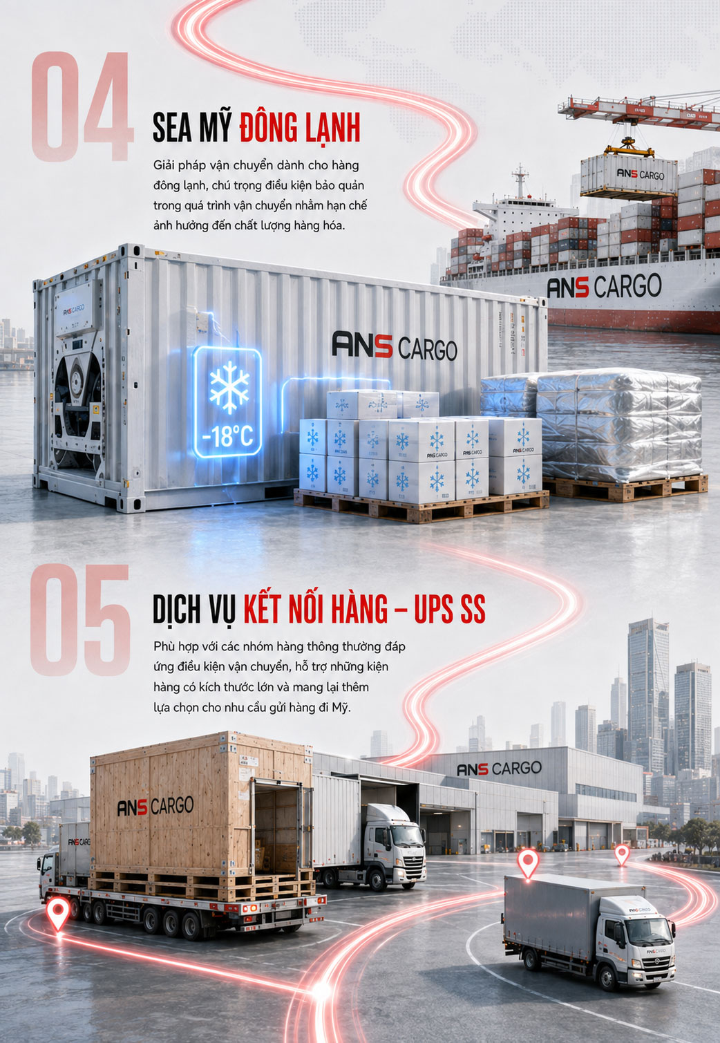 Sea Mỹ Đông Lạnh, UPS SS