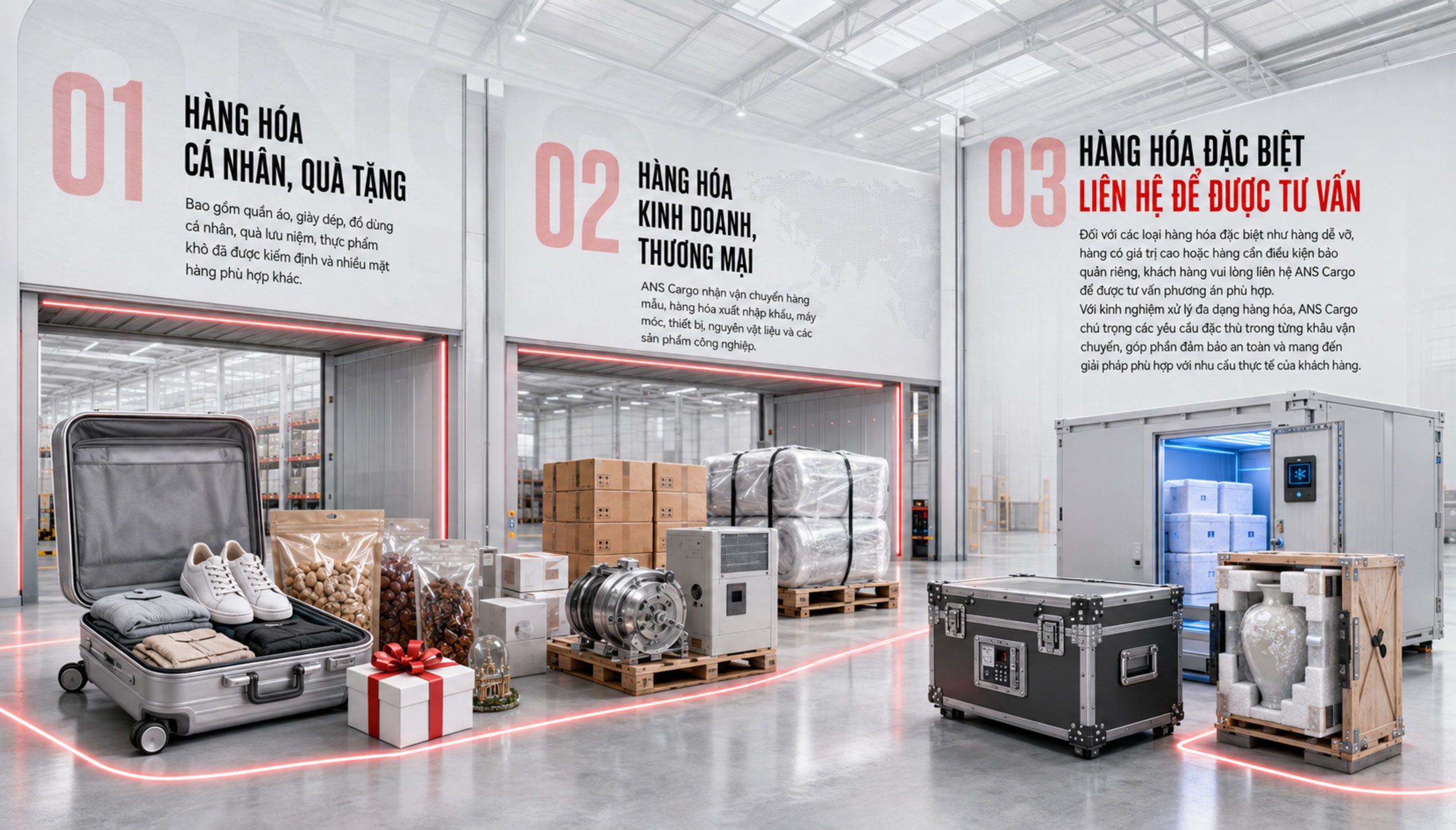 Hàng hóa cá nhân quà tặng, hàng kinh doanh thương mại, hàng hóa đặc biệt