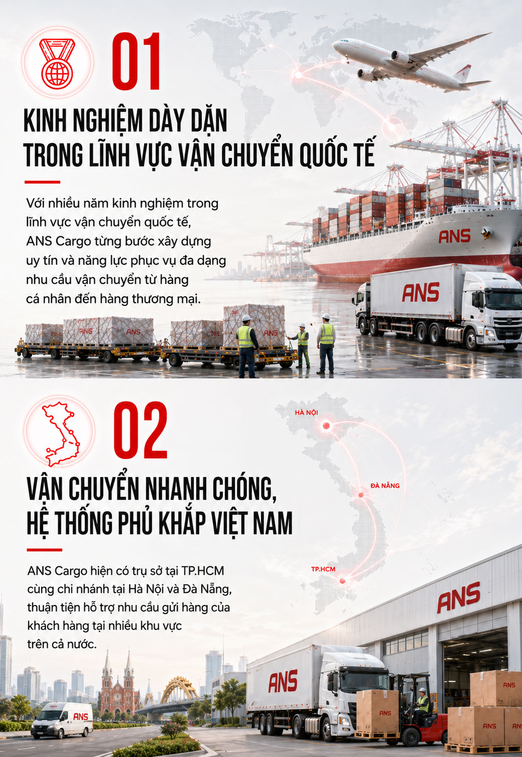Kinh nghiệm quốc tế, vận chuyển nhanh