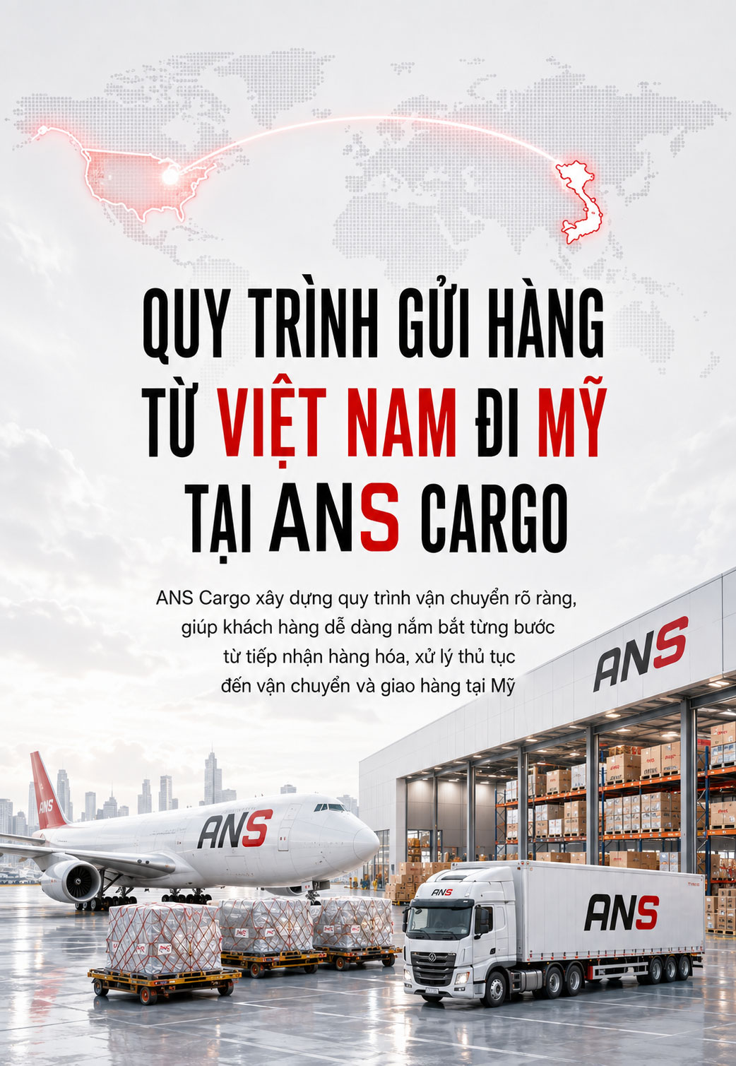 Quy trình gửi hàng từ Việt Nam đi Mỹ